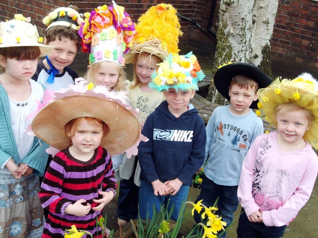 Pupils at the Mapplewells School showed off their Easter bonnets  in 2009