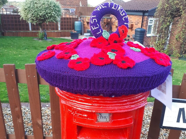 A remembrance display.