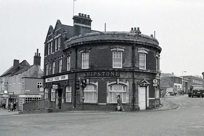 The Belle Vue Inn stood on Stockwell Gate, Mansfield.