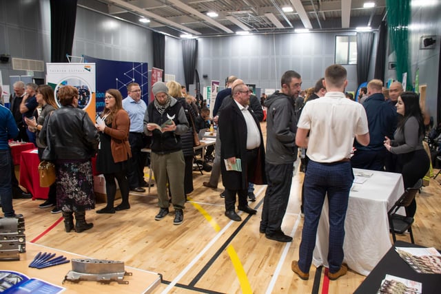 More than 700 job seekers and students attended