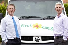 Brothers Chris and Jonathan Lightbody, who created the First4care company and remain directors. (PHOTO BY: First4care)