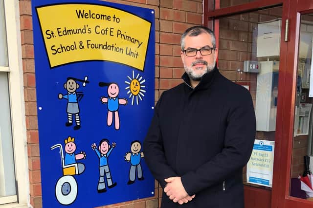 Nadeem Shah, headteacher at St Edmund's C of E Primary and Nursery School.