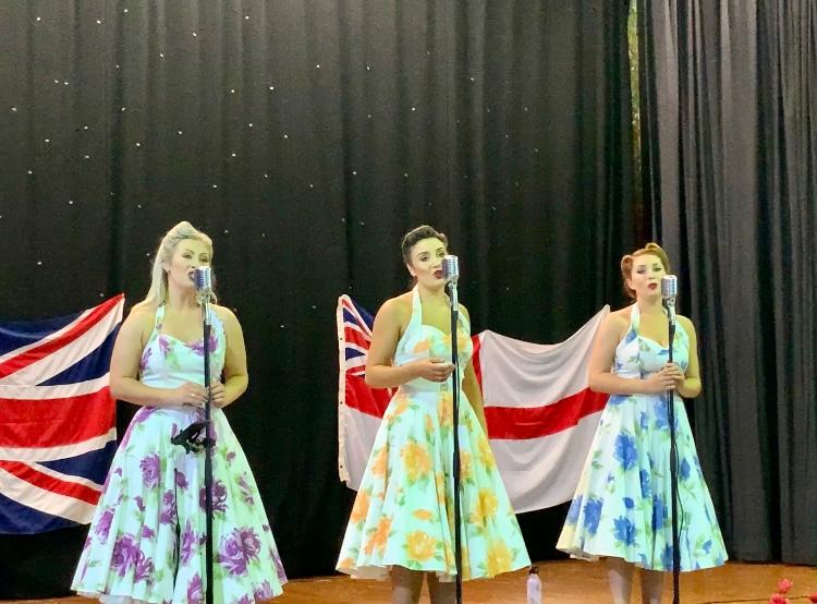 The Bluebird Belles entertained the crowds