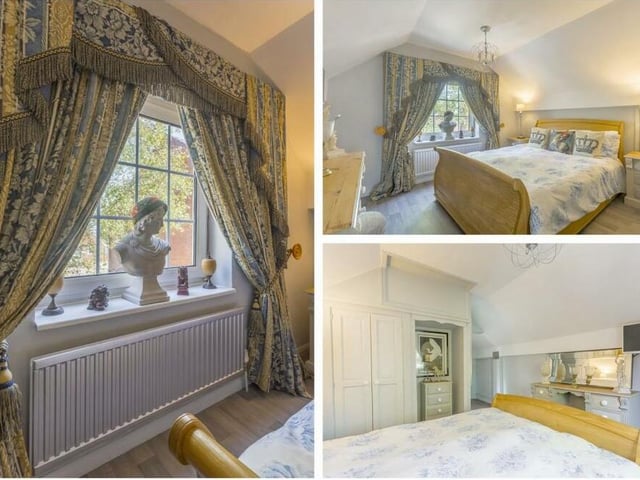 A collection of photos from the second of the first-floor bedrooms. A relaxing retreat if ever there was one