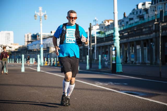 Matt Bagwell is running 21 'ultra' marathons across the country