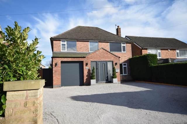 This four-bedroom, detached home on Bourne Drive, Ravenshead is on the market for £525,000 with estate agents Gascoines.
