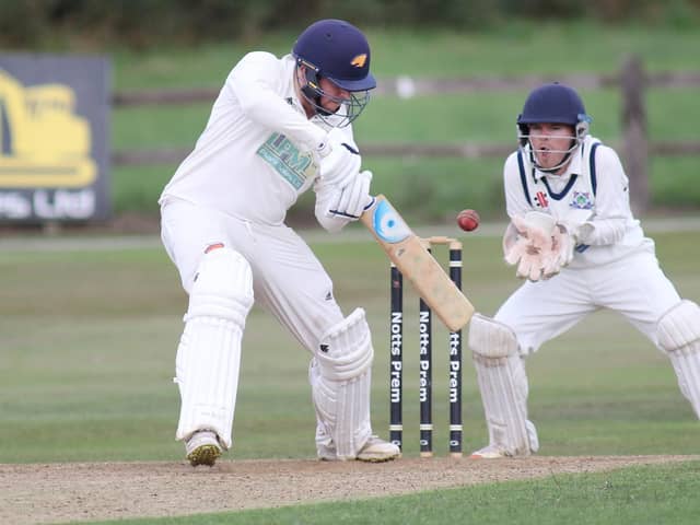 Nick Langford - an unbeaten 60 for Cuckney saw them home against Plumtree.