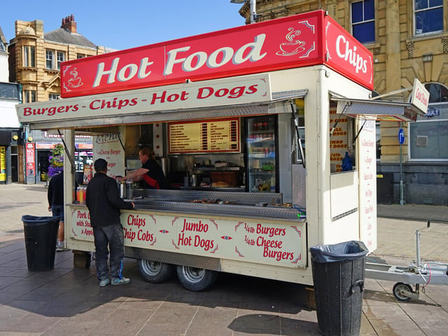 Market Place food includes Hollands catering.