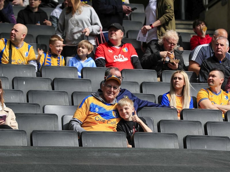Stags fans ahead of victory at MK Dons.
