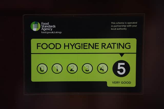 New food hygiene ratings have been awarded to several Mansfield establishments