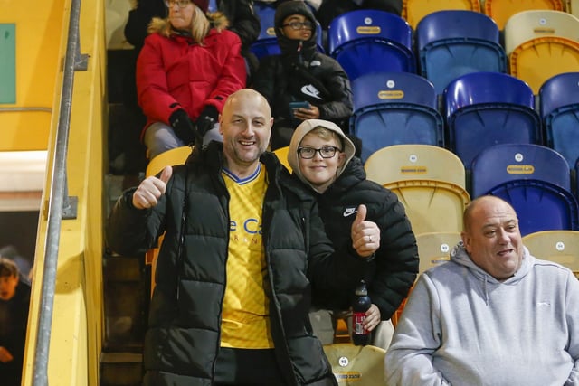 Mansfield Town fans watched a stunning win for Stags.