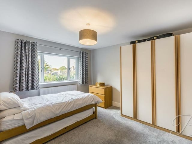 Another bright and well-presented bedroom on the first floor of the £535,000 Berry Hill Lane property. This one faces the front of the house.