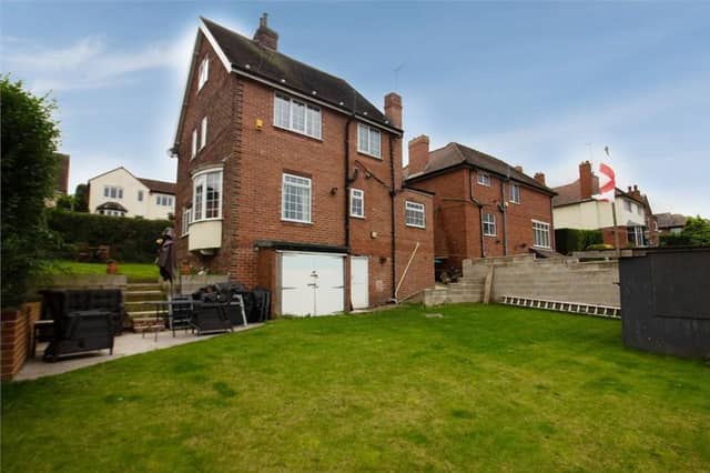 Towering above the Mansfield Woodhouse landscape is this four-bedroom, detached house on Church Hill Avenue, priced at between £295,000 and £310,000.