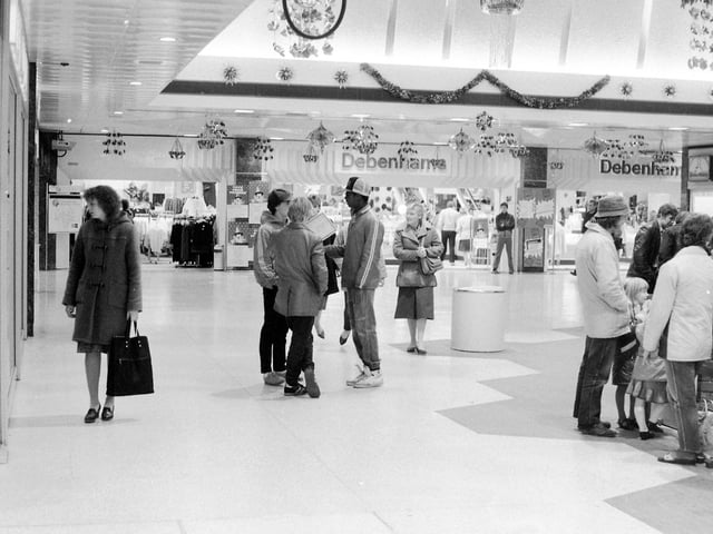 Debenhams in the Four Seasons Shopping Centre closed in 2021.