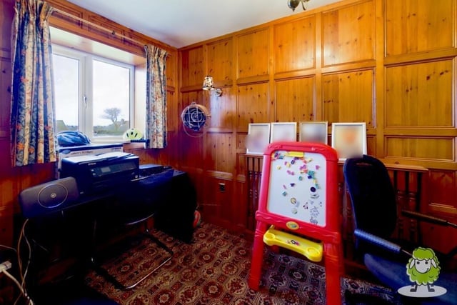 This study room, or home office, is full of character. A throwback perhaps to the property's yesteryear.
