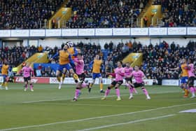 Mansfield Town and Northampton Town in battle on Boxing Day.