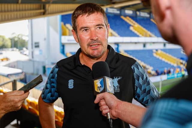 Nigel Clough speaks after today's game with Rotherham. Photo credit : Chris Holloway / The Bigger Picture.media