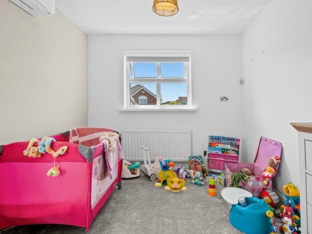 This bedroom is heavenly bliss at the moment for a young child.