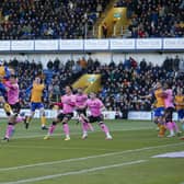 First half action from Stags' home clash against Northampton Town this afternoon. Photo by Chris Holloway / The Bigger Picture.media