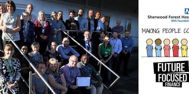 Sherwood Forest Hospitals’ finance team has been awarded the Health Service Journal (HSJ) Value Awards 'Finance Team of the Year'