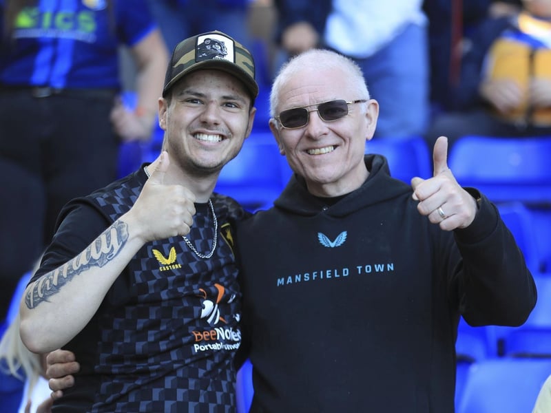 Mansfield Town fans ended their away season with defeat at Birmingham City.