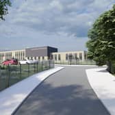 Artists' impressions of plans for Ravensdale Special School in Mansfield