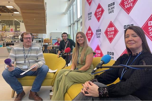 Fraud experts from Nottinghamshire Police shared their expertise on radio as they took part in a BBC roadshow event.