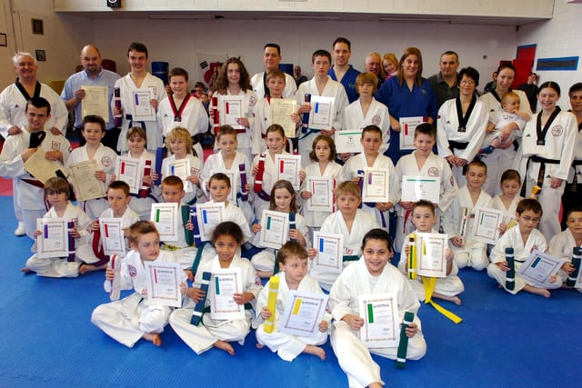 Award winners at the Martial Sports Training Academy at the Paces Centre, High Green in  2007