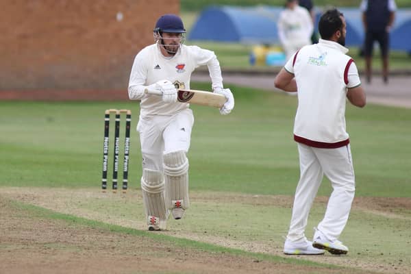 Tom Ullyott - captain's innings in narrow win over Wollaton.