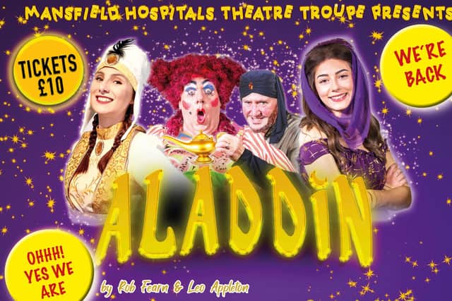 Aladdin opens later this month at Mansfield Palace Theatre.