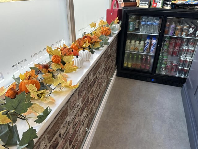The Connellys have even spruced up the place with seasonal decorations.