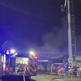 Crews spent several hours tackling the fire which has been declared accidental after an investigation