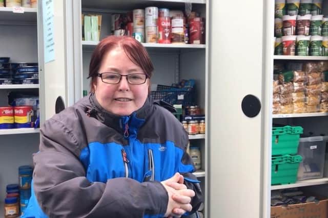 Gill Isterling who is the Kirkby Storehouse foodbank manager