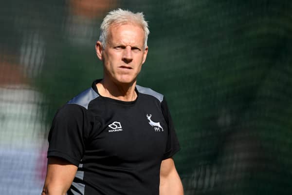 Peter Moores is excited as Notts enter the next stage of pre-season training. (Photo by Alex Davidson/Getty Images)