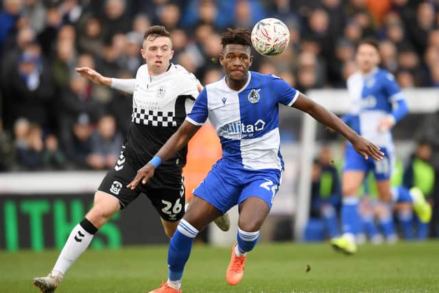 Rollin Menayese has joined former Bristol Rovers boss Graham Coughlan at Mansfield Town. (Photo by Alex Davidson/Getty Images)
