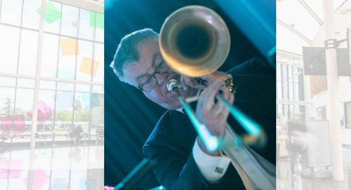 Trombone Injury Trombone player hits the high notes to support hospital charity