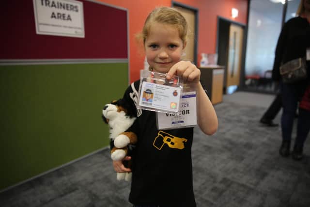 Cara Chippendale with her police badge