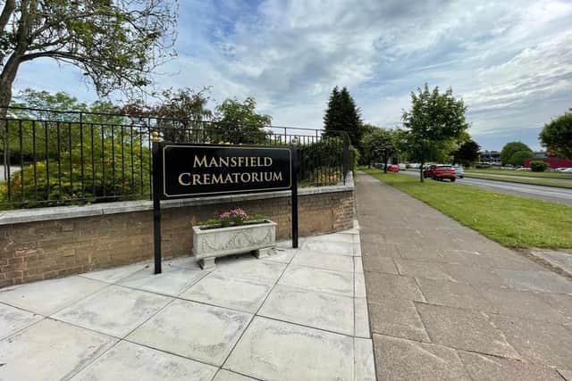 Mansfield Crematorium.
