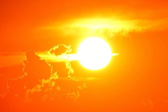 The high temperatures are set to return next week