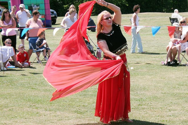 2006: Audience members enjoy a spot of belly dancing at the Eastwood Family Fun Day.