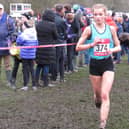 Lauren McNeil, of Mansfield Harriers, who stormed to 11th place in the English Schools Cross-Country Championships.