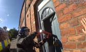 Police seized significant amounts of cannabis after raiding two homes