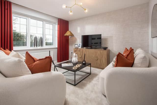 Spacious lounge - the generously sized lounge in the Horbury offers a place for the whole family to relax