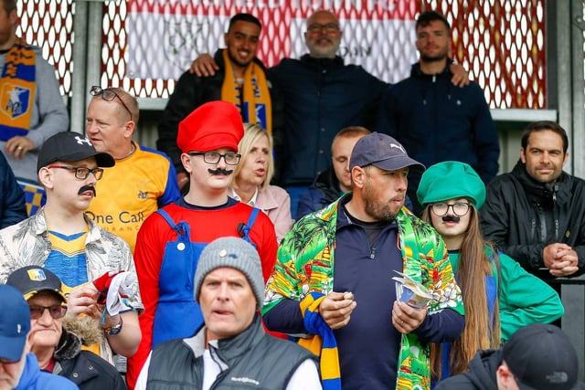 Stags fans watch the draw at Salford, who can you spot?