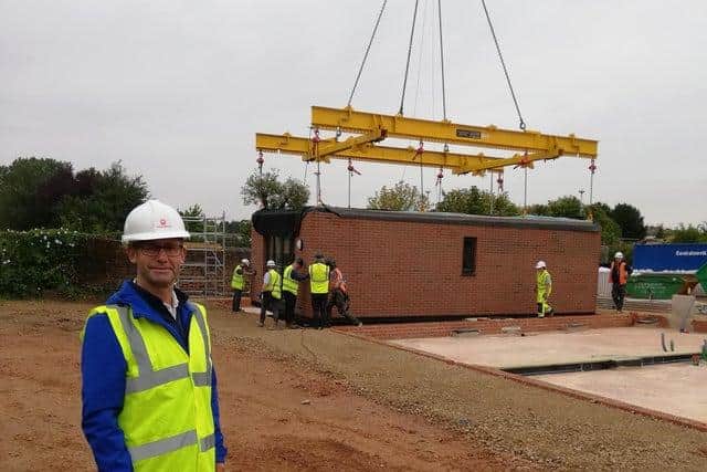 The new modular homes on Rosemary Avenue are nearing completion, with planning permission being sought for further developments throughout the district.