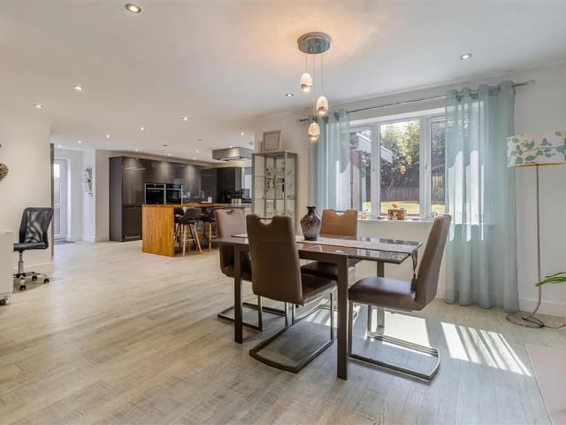 The property has a light and airy feel throughout with a stunning open plan design.