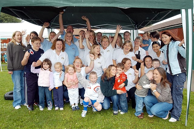 It certainly wasn't summery weather here in Ravenshead in the summer of 2006. Here is Longdale Nursery when they celebrated their 10th anniversary and OFSTED results with a summer fair.