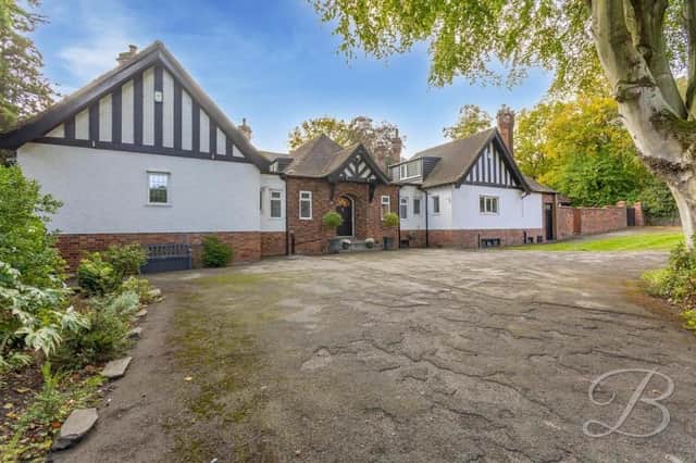 Offers in the region of £795,000 are being invited by estate agents BuckleyBrown for this imposing, five-bedroom home on High Oakham Road in Mansfield.