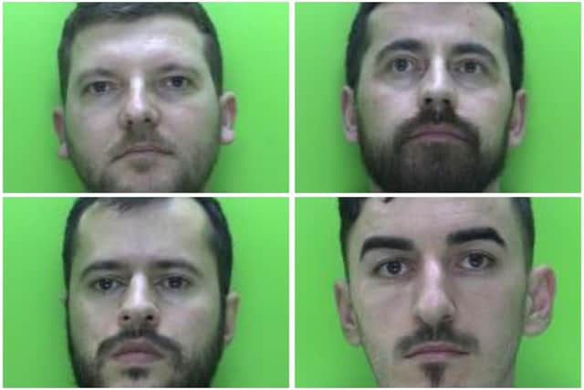 The four men were jailed on Friday