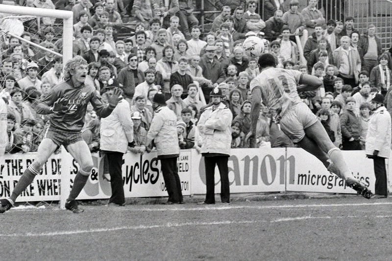 Are you a face in the crowd at Stags vs Swindon in 1986?
